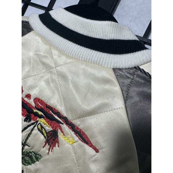 NWT Palm Angels Upsidedown Palm Sukajan Quilted Jacket - Picture 6 of 16